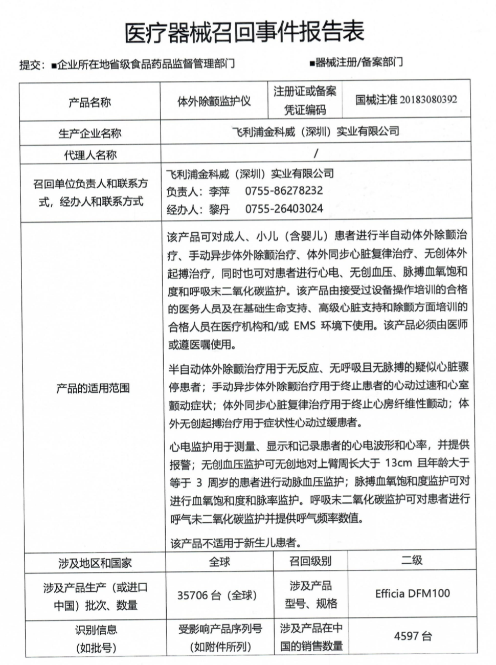 國家藥監(jiān)局:飛利浦金科威4597臺設(shè)備出故障